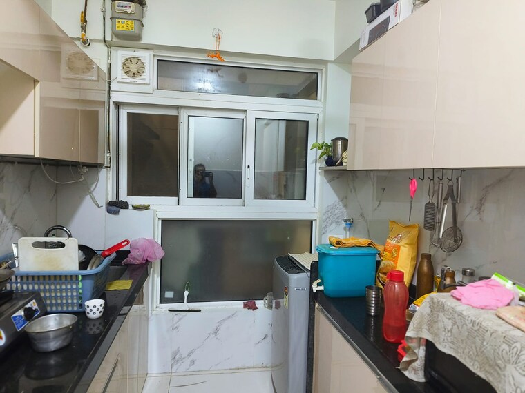 Kitchen, the-wadhwa-atmosphere 2 Bedroom 688 Sq.Ft. Apartment In Mulund West Mumbai 9185611