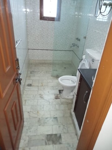 Bathroom in 3 BHK Builder Floor at Boutique Residential Apartments A 3 2, Vasant Vihar – for Rent