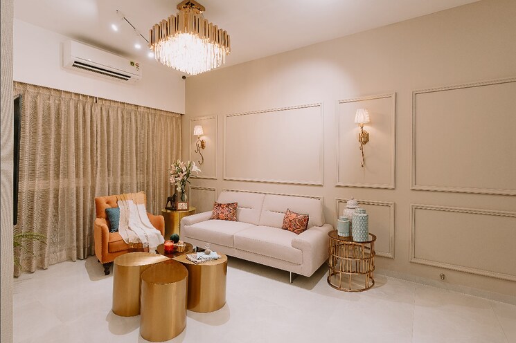 Living Room, satre-happynest 1 Bedroom 446 Sq.Ft. Apartment In Kanjurmarg East Mumbai 9185627