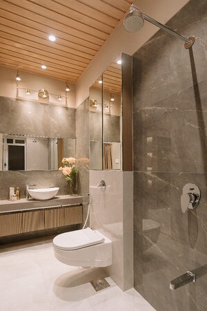 Bathroom in 1 BHK Apartment at Satre Happynest, Kanjurmarg East – for Sale