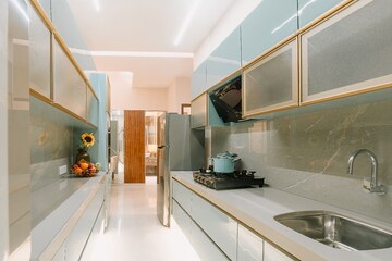 Kitchen in 2 BHK Apartment at Satre Happynest, Kanjurmarg East – for Sale