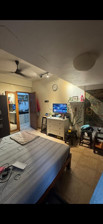 Living Room in 1 BHK Apartment at Nishigandha CHS Mahim, Mahim – for Rent