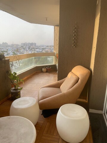 Balcony in 3 BHK Apartment at Nipania – for Rent