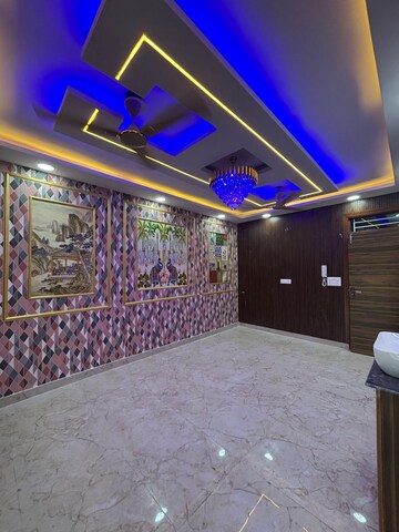 Living Room in 3 BHK Builder Floor at Dwarka Mor – for Rent