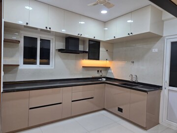 Kitchen in 3 BHK Apartment at Rajapushpa Provincia, Narsingi – for Rent