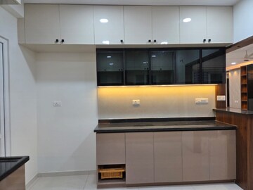 Kitchen in 3 BHK Apartment at Rajapushpa Provincia, Narsingi – for Rent