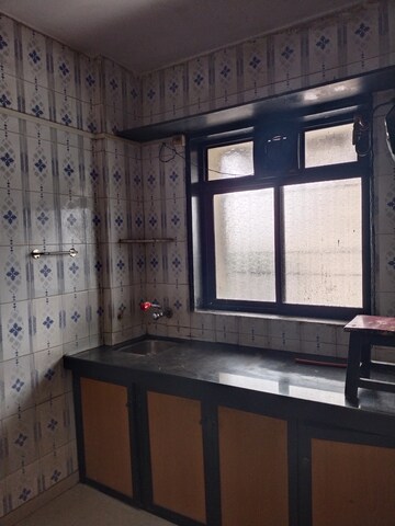 Kitchen in 1 RK Apartment at Om Navjeevan CHS, Bhandup East – for Rent