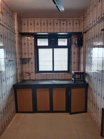 Kitchen in 1 RK Apartment at Om Navjeevan CHS, Bhandup East – for Rent
