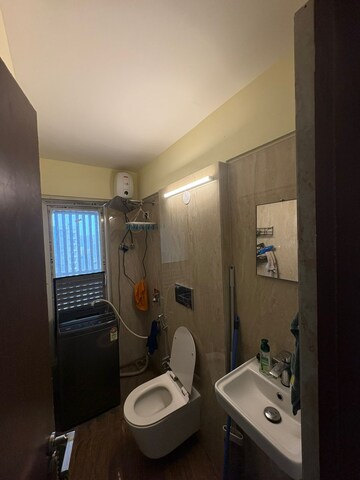 Bathroom in 1 BHK Apartment at Ruparel Orion, Chembur – for Rent