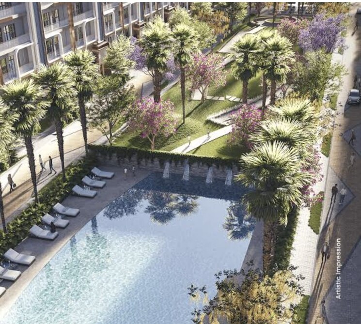 Garden, m3m-antalya-hills 3 Bedroom 1400 Sq.Ft. Builder Floor In Sector 79 Gurgaon 9185904