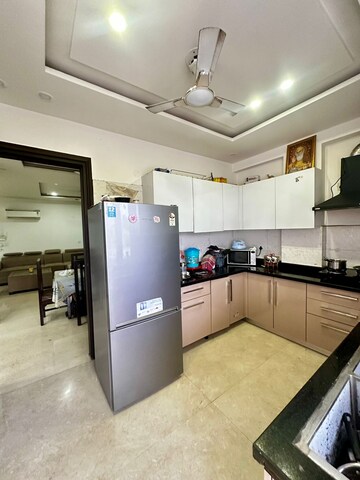 Kitchen in 4 BHK Builder Floor at Sushant Lok ii – for Rent