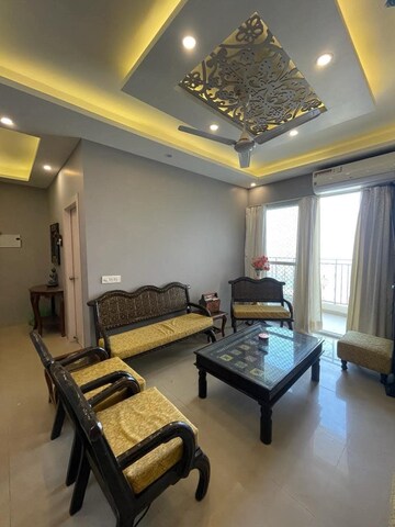 Living Room in 4 BHK Villa at Crossing Republik, Crossing Republic – for Sale