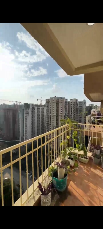 Balcony in 2 BHK Apartment at Habitech Panch Tatva, Tech Zone 4 Greater Noida – for Rent