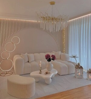 Living Room in 3 BHK Apartment at M3M Capital, Sector 113 – for Sale