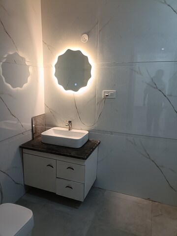Bathroom in 3 BHK Builder Floor at Parklands, Sector 85 – for Rent