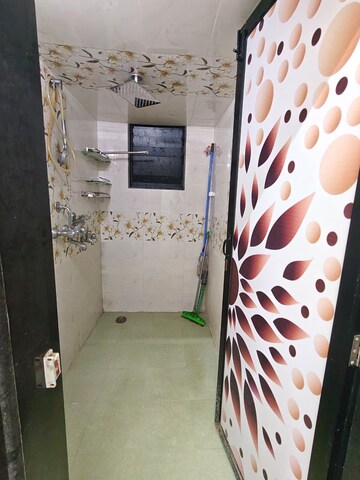 Bathroom in 1 BHK Apartment at Malad West – for Rent