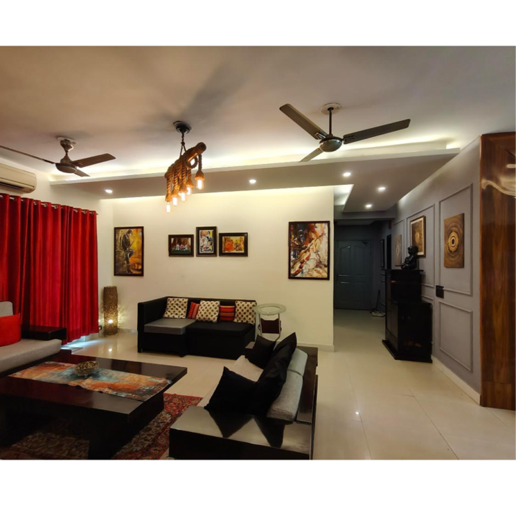 Living Room, sector 86 4 Bedroom 2000 Sq.Ft. Apartment In Sector 86 Faridabad 9186080