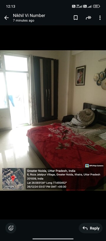 Bedroom in 2 BHK Apartment at Omkar Royal Nest, Tech Zone 4 Greater Noida – for Sale