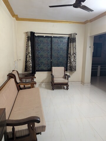 Living Room in 1 BHK Apartment at Vishal Srushti Residency, Wadgaon Sheri – for Rent