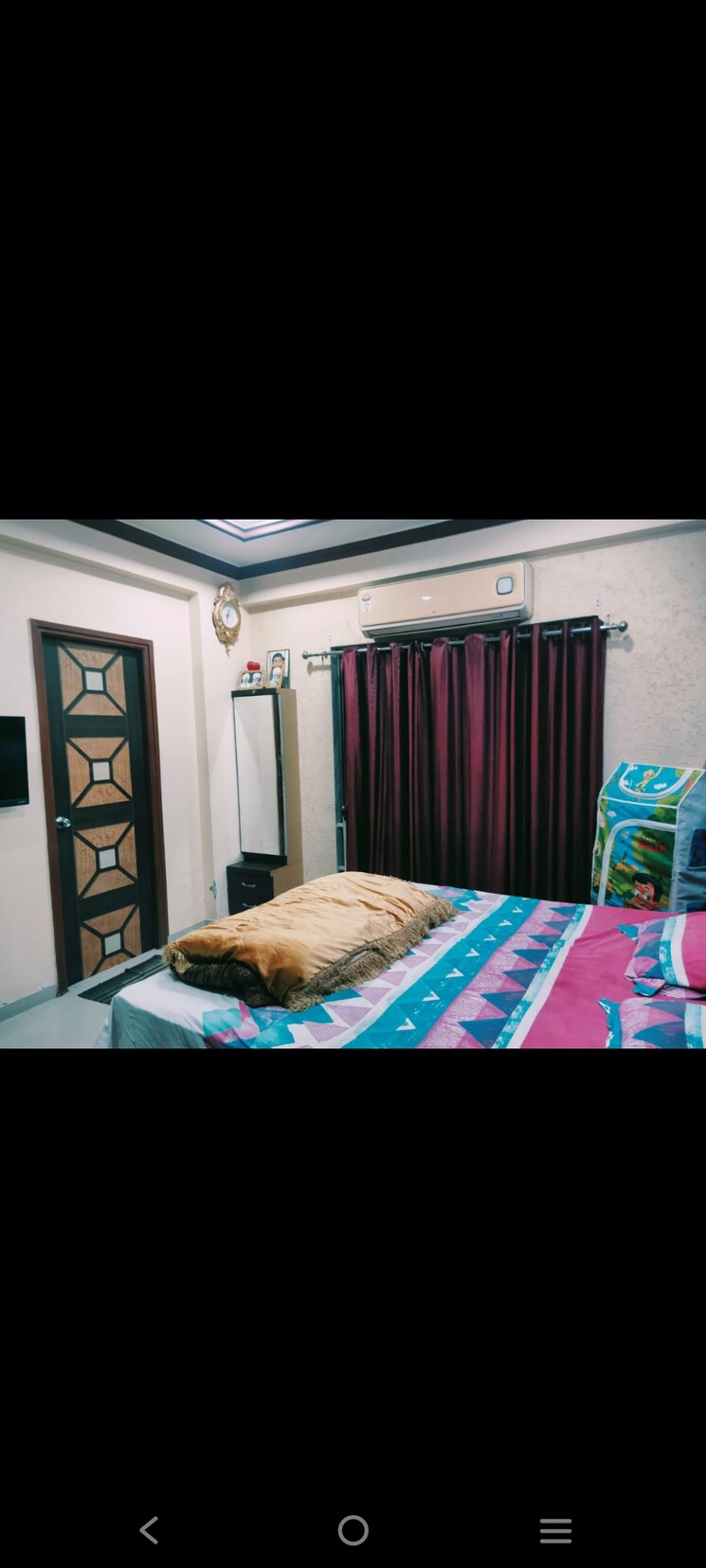 Bedroom, sangath-skyz 3 Bedroom 1500 Sq.Ft. Apartment In Motera Ahmedabad 9186184