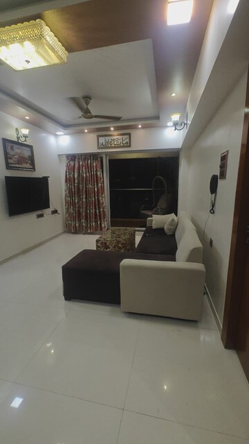 Living Room in 3 BHK Apartment at Rustomjee Urbania Azziano, Thane West – for Rent