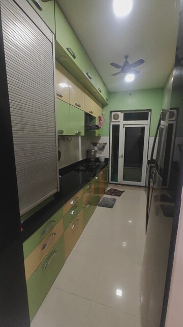 Kitchen in 3 BHK Apartment at Rustomjee Urbania Azziano, Thane West – for Rent