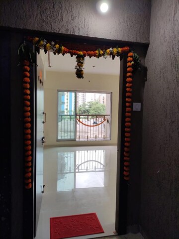 Building Lobby in 2 BHK Apartment at Runwal Eirene, Balkum Pada – for Rent