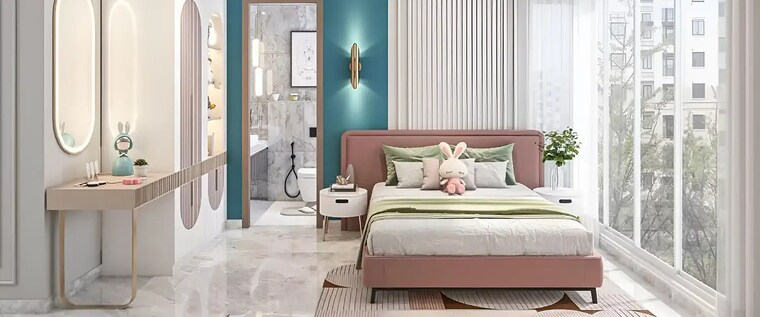 Bedroom, hubtown-25-downtown 4 Bedroom 3439 Sq.Ft. Apartment In Tardeo Mumbai 9186238