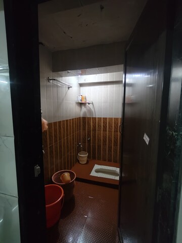 Bathroom in 1 BHK Apartment at Kopar Khairane – for Rent