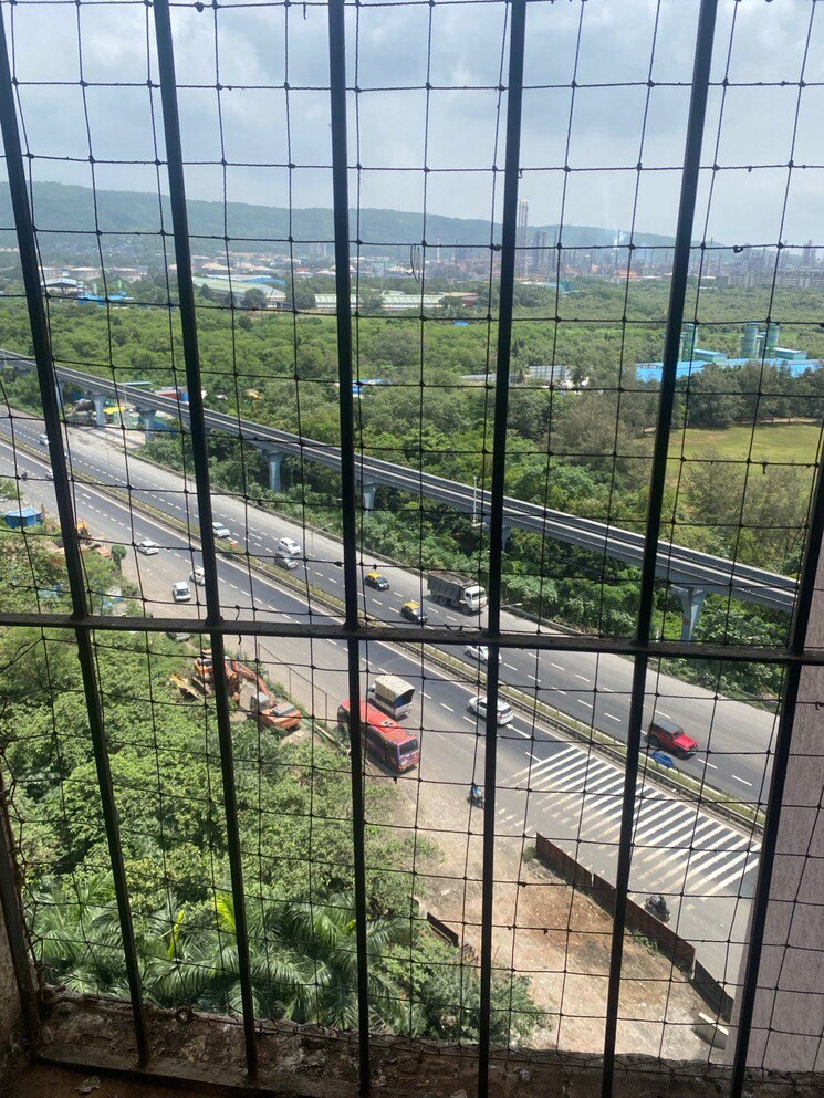 Balcony, cosmic-heights 2 Bedroom 720 Sq.Ft. Apartment In Bhakti Park Mumbai 9186305