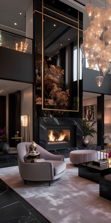 Living Room in 3 BHK Apartment at Smart World One DXP, Sector 113 – for Sale