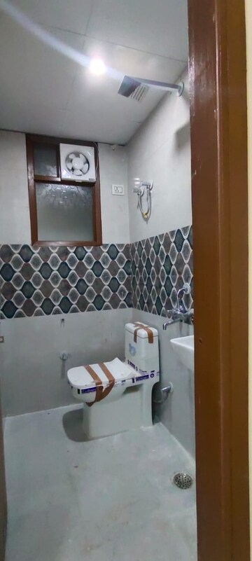 Bathroom in 1 BHK Builder Floor at Chattarpur – for Rent