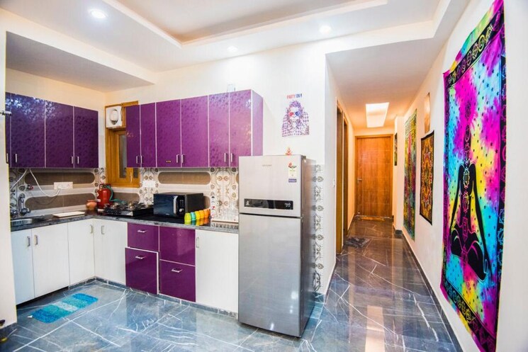 Kitchen, chattarpur 3 Bedroom 450 Sq.Ft. Builder Floor In Chattarpur Delhi 9186464