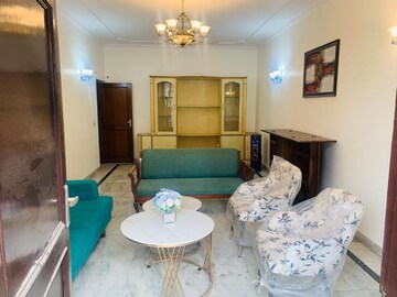 Living Room in 3 BHK Builder Floor at Greater Kailash I – for Rent