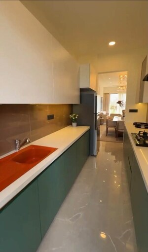 Kitchen in 3 BHK Apartment at Signature Global Daxin Vistas, Bhondsi – for Sale
