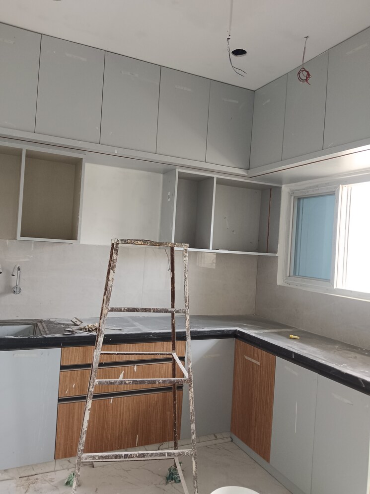 Kitchen, manikonda 3 Bedroom 1600 Sq.Ft. Apartment In Manikonda Hyderabad 9186583