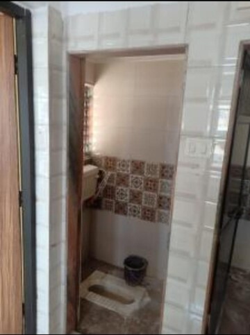 Bathroom in 1 BHK Apartment at Shakti Western Park, Nalasopara West – for Rent