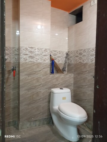 Bathroom in 1 RK Builder Floor at Esteem Complex, Savitri Nagar – for Rent