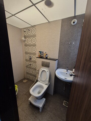 Bathroom in 2 BHK Apartment at Yogiraj Flats, Baner – for Rent
