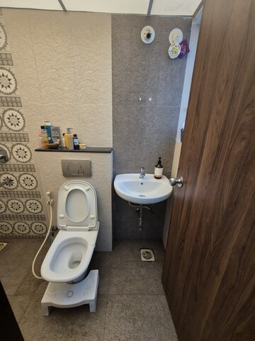 Bathroom in 2 BHK Apartment at Yogiraj Flats, Baner – for Rent