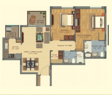 2.5 BHK Apartment For Sale in Silverglades The Melia First Citizen, Sohna Sector 35