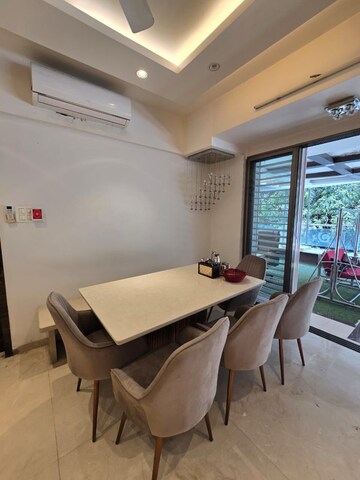 Living Room in 4 BHK Apartment at Joy White House, Santacruz West – for Rent