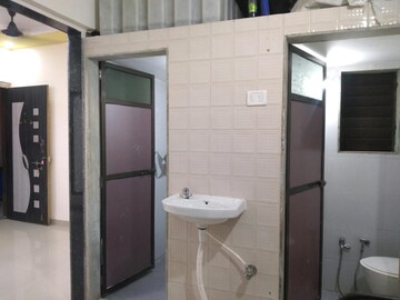 Bathroom in 1 BHK Apartment at Topaz Heights, Morya Nagar – for Rent
