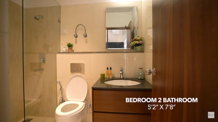 Bathroom, godrej-nature-plus 2 Bedroom 1385 Sq.Ft. Apartment In Sohna Sector 33 Gurgaon 9186679