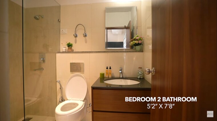 Bathroom, godrej-nature-plus 2 Bedroom 1385 Sq.Ft. Apartment In Sohna Sector 33 Gurgaon 9186679