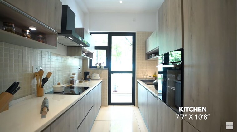 Kitchen, godrej-nature-plus 3 Bedroom 1996 Sq.Ft. Apartment In Sohna Sector 33 Gurgaon 9186700