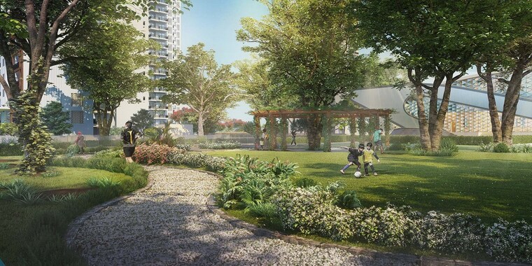 Garden, godrej-nature-plus 3 Bedroom 1996 Sq.Ft. Apartment In Sohna Sector 33 Gurgaon 9186700