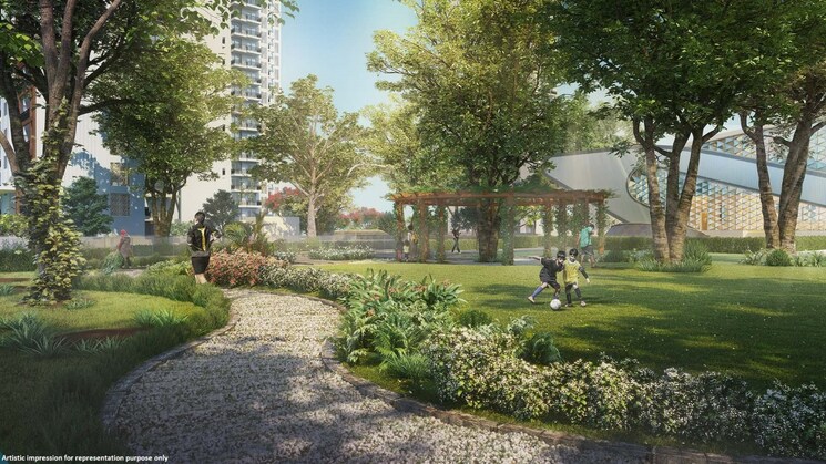 Garden, godrej-serenity-gurgaon 3 Bedroom 1169 Sq.Ft. Apartment In Sohna Sector 33 Gurgaon 9186735