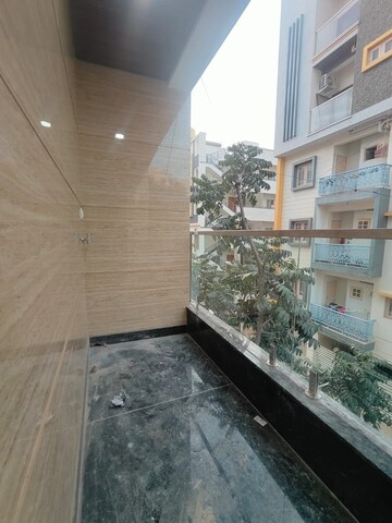 Balcony in 1 BHK Builder Floor at Sri Nilaya HSR Layout, Hsr Layout – for Rent