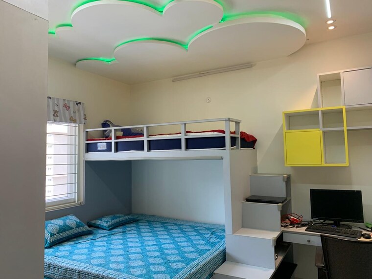 Bedroom, prestige-high-fields 2 Bedroom 1410 Sq.Ft. Apartment In Gachibowli Hyderabad 9186803